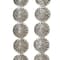 12 Pack: Antique Silver Carved Lentil Beads, 11mm by Bead Landing™